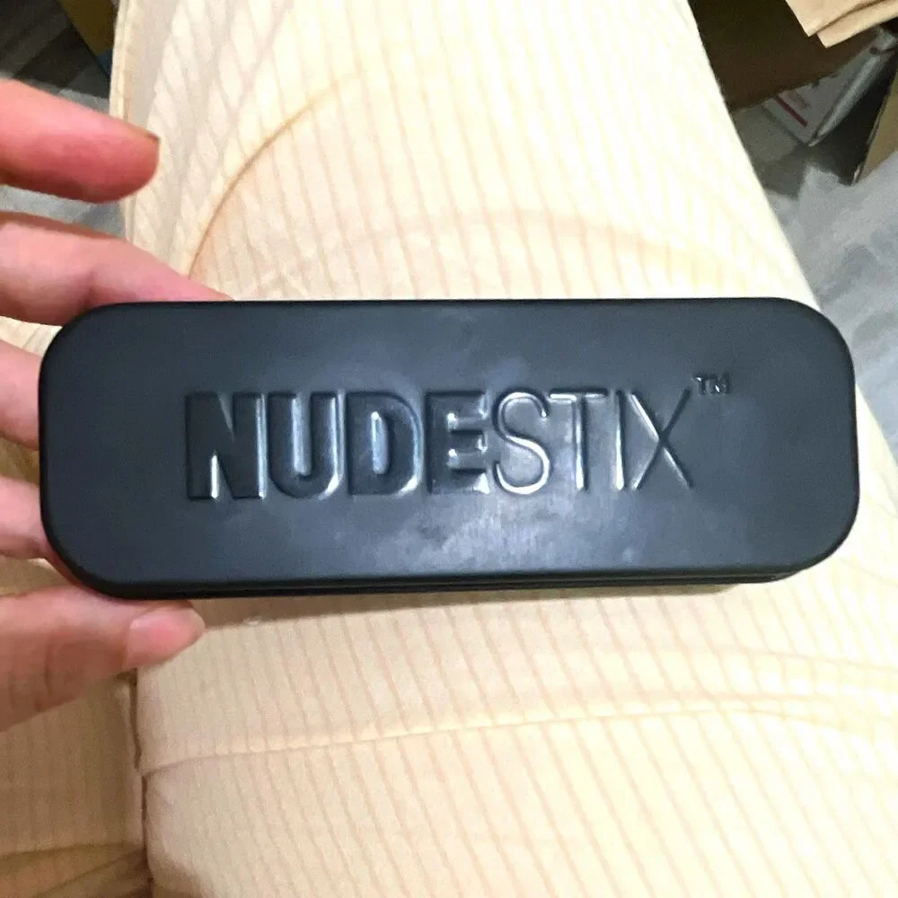 NUDESTIX Gel Color Lip + Cheek Balm Stick, Mocha Mami 0.10 oz, Sharpener